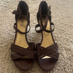 NEW LOFT Sandals Heels, size 8
